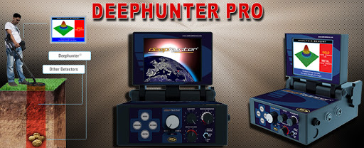 Detector de Oro Tesoros Tapados profundo Deep Hunter Mobile